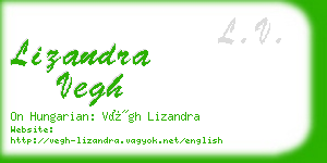 lizandra vegh business card